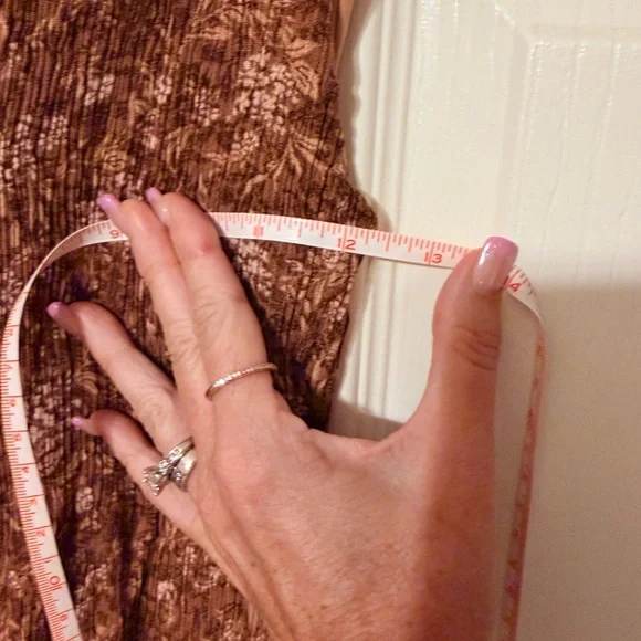 French Grey Rich Brown Textured Dress - Picture 7 of 7